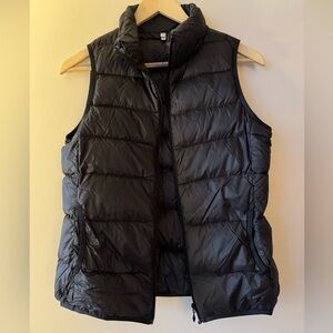 Muji Women’s Puffer Down Vest - Black (S)